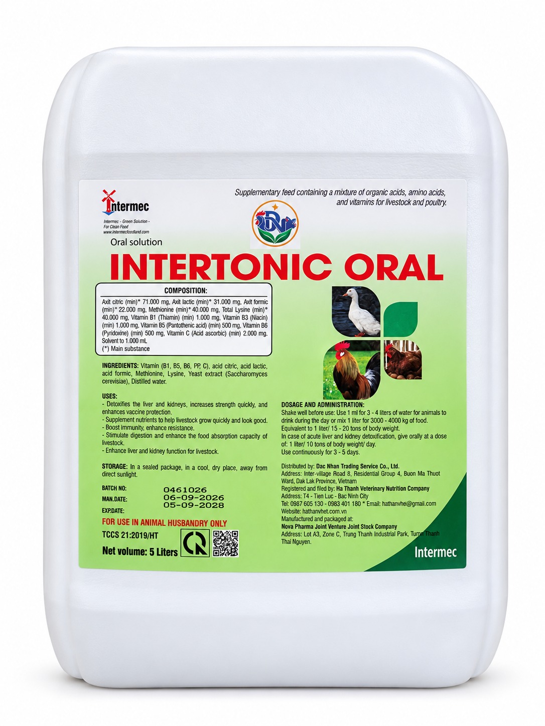 Sản phẩm INTERTONIC ORAL